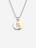 MATERIAL: PRATA E OURO | Colar Dark-Light em Prata 925 e Ouro 18K