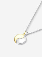 MATERIAL: PRATA E OURO | Colar Dark-Light em Prata 925 e Ouro 18K