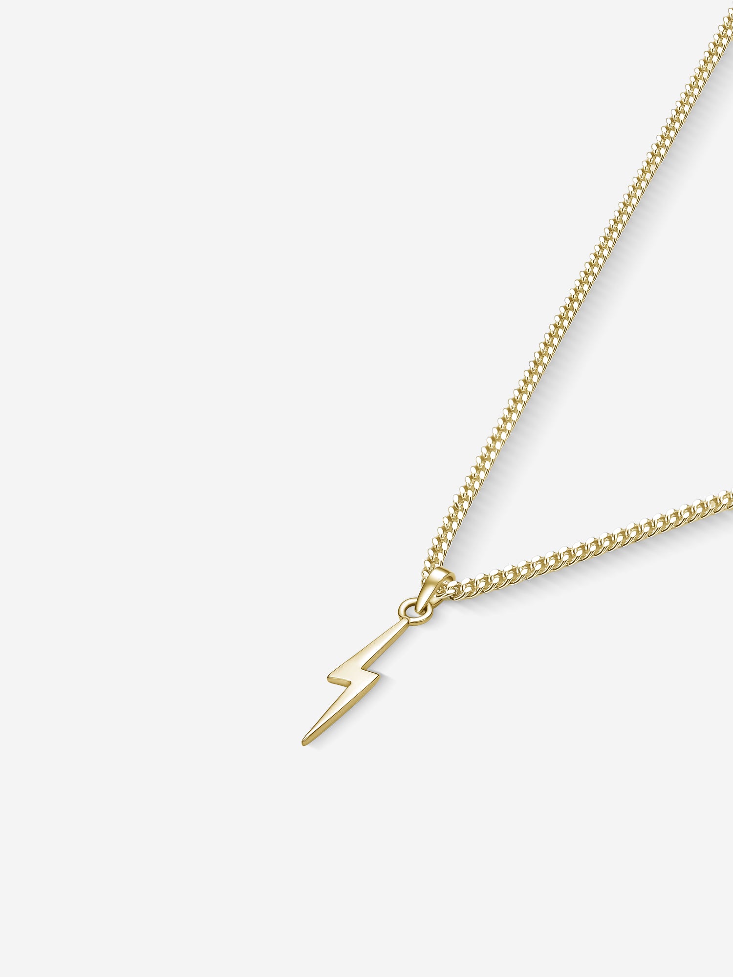 MATERIAL: PRATA BANHADA A OURO | Colar Flash em Prata 925 banhada a Ouro 18k