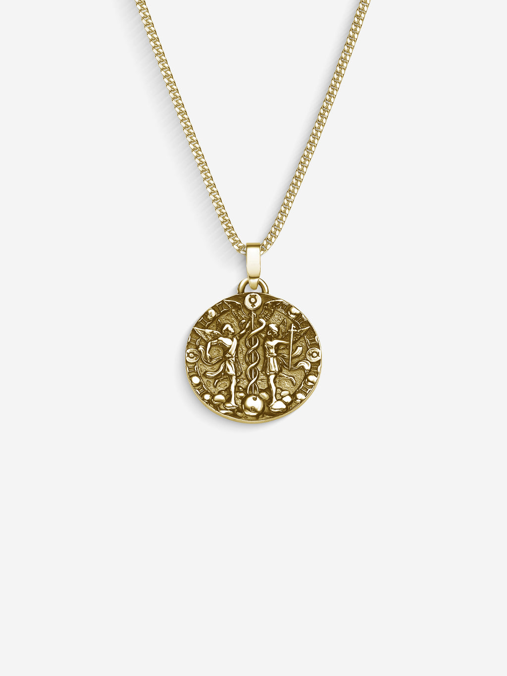 MATERIAL: PRATA BANHADA A OURO | Colar Gemini em Prata 925 banhada a Ouro 18k