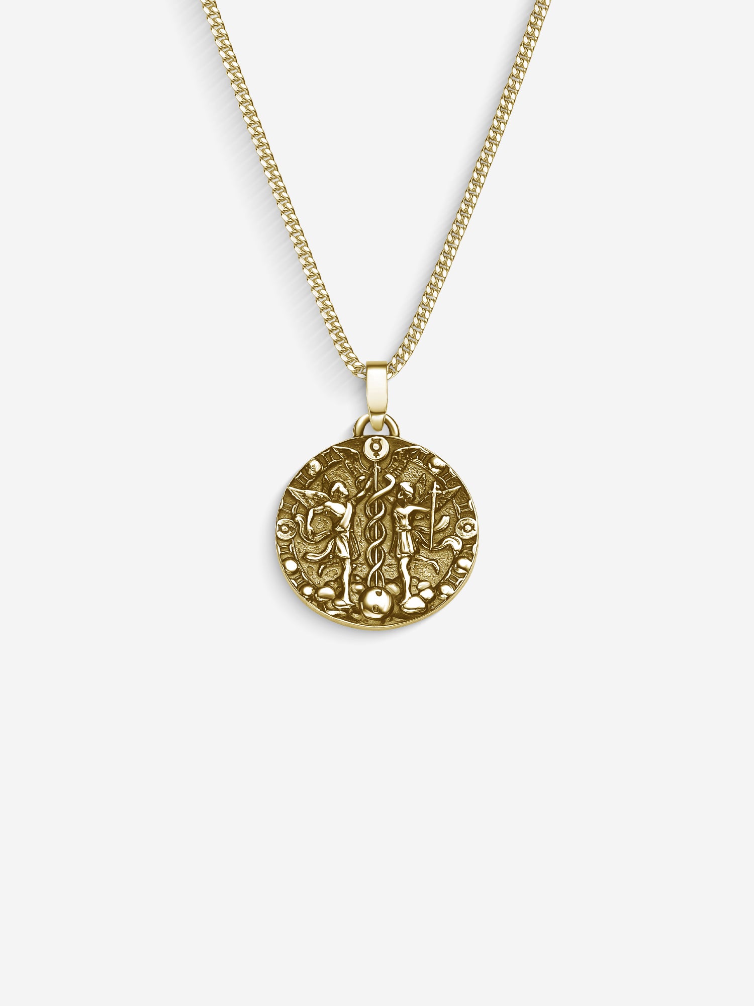 MATERIAL: PRATA BANHADA A OURO | Colar Gemini em Prata 925 banhada a Ouro 18k