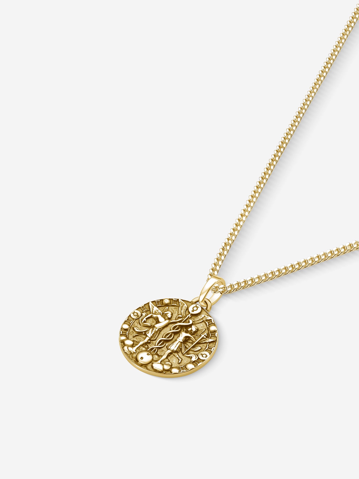 MATERIAL: PRATA BANHADA A OURO | Colar Gemini em Prata 925 banhada a Ouro 18k