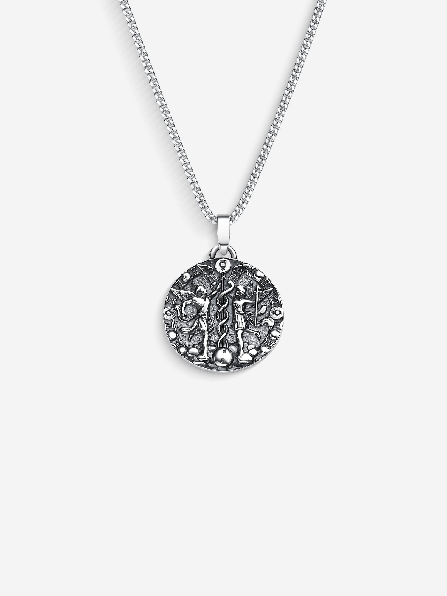 MATERIAL: PRATA OXIDADA | Colar Gemini em Prata 925 Oxidada