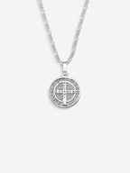 MATERIAL: PRATA | Colar Medal SB em Prata 925