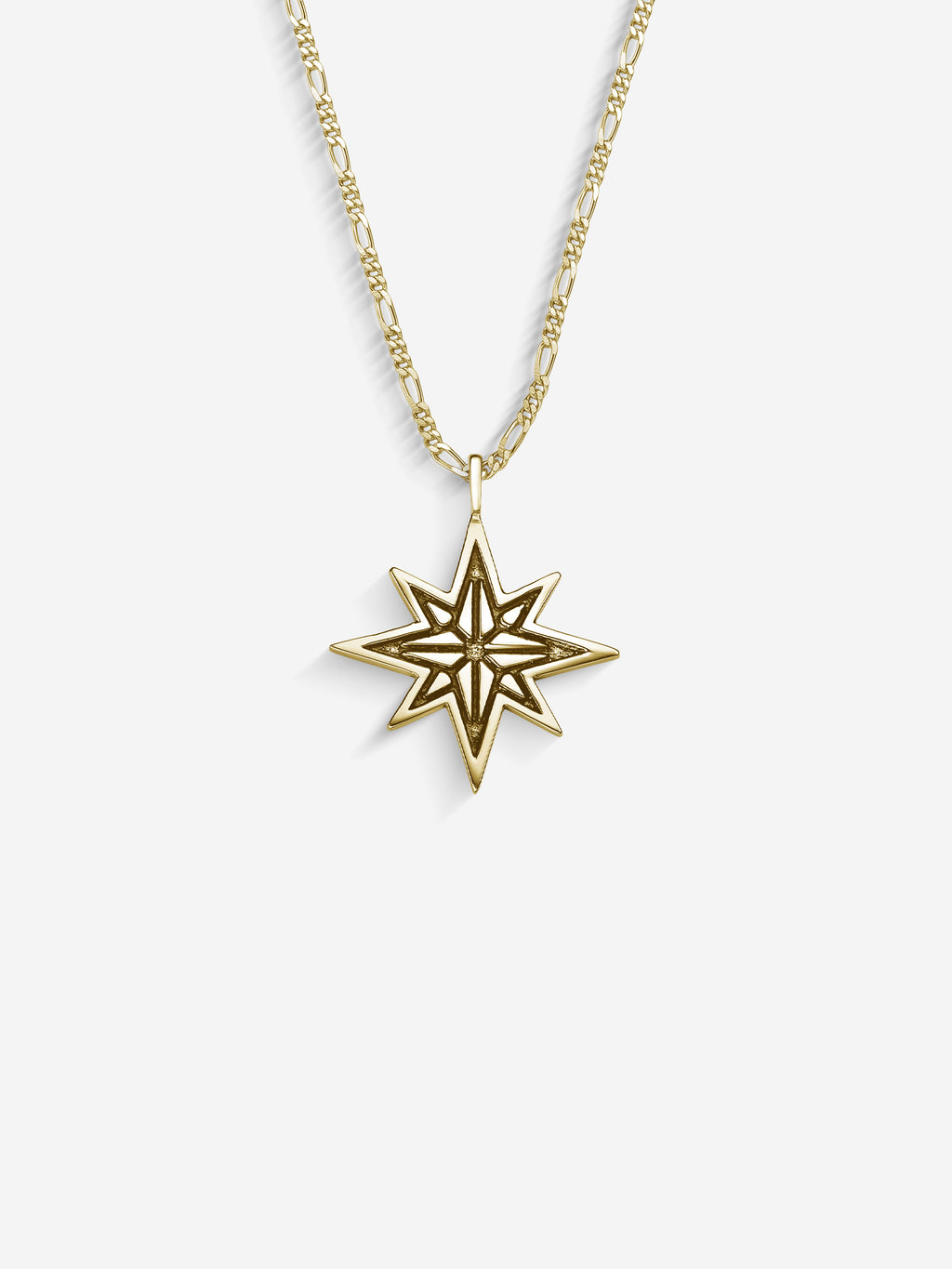 MATERIAL: PRATA BANHADA A OURO | Colar North em Prata 925 banhada a Ouro 18k