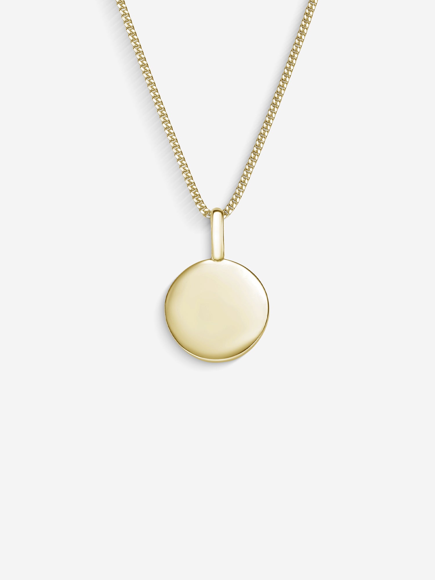 MATERIAL: PRATA BANHADA A OURO | Colar Personalizável No. 1 em Prata 925 banhada a Ouro 18k