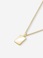 MATERIAL: PRATA BANHADA A OURO | Colar Personalizável No. 3 em Prata 925 banhada a Ouro 18k