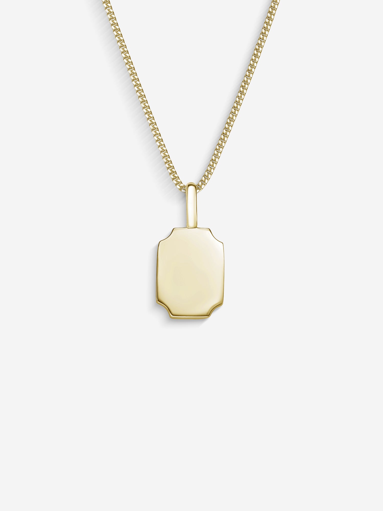 MATERIAL: PRATA BANHADA A OURO | Colar Personalizável No. 4 em Prata 925 banhada a Ouro 18k