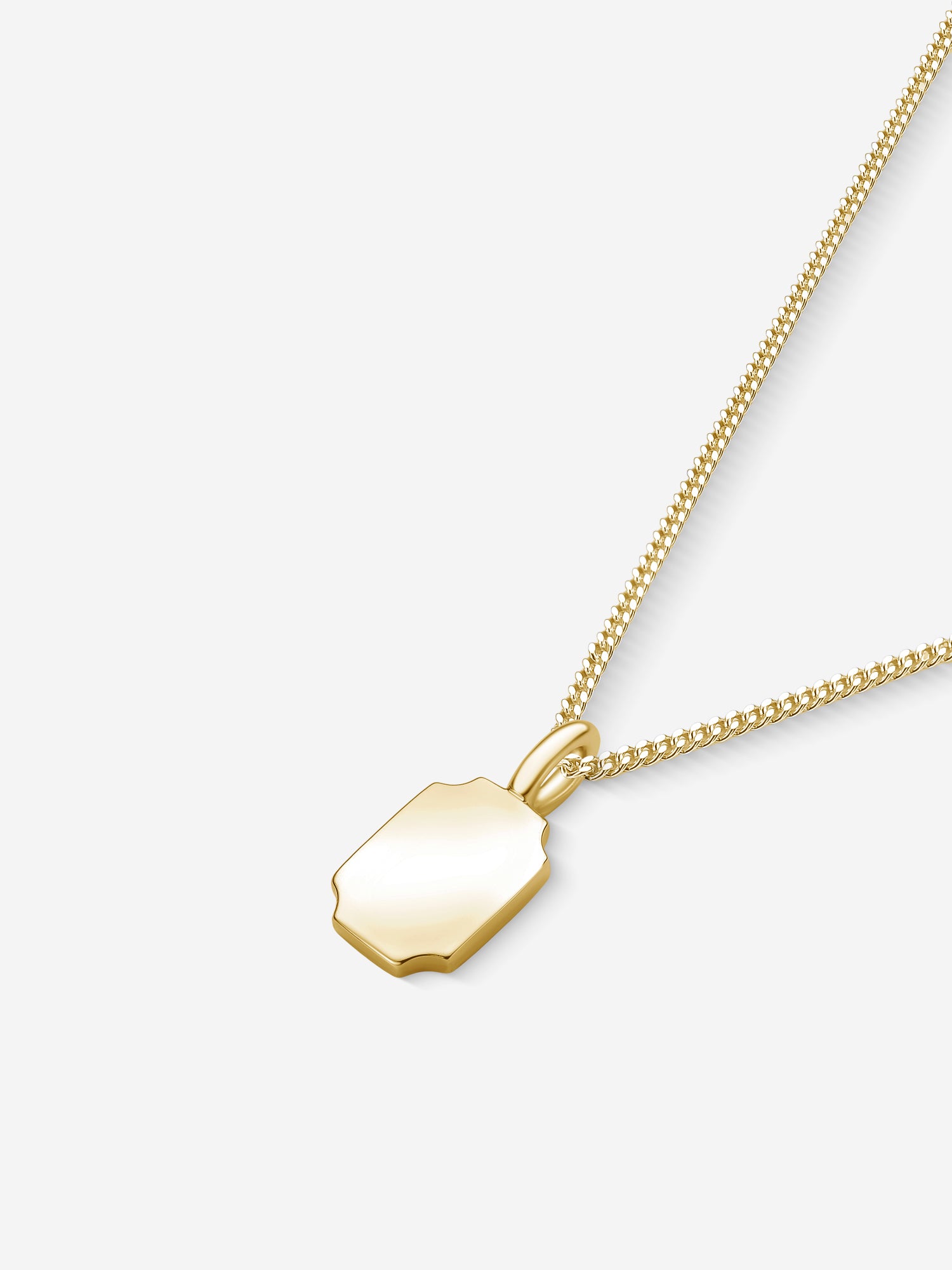 MATERIAL: PRATA BANHADA A OURO | Colar Personalizável No. 4 em Prata 925 banhada a Ouro 18k