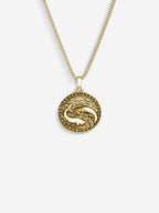 MATERIAL: PRATA BANHADA A OURO | Colar Pisces em Prata 925 banhada a Ouro 18k