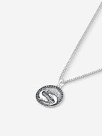 MATERIAL: PRATA OXIDADA | Colar Pisces em Prata 925 Oxidada