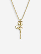 MATERIAL: PRATA BANHADA A OURO | Colar Rose em Prata 925 banhada a Ouro 18k
