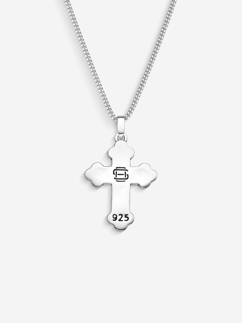 MATERIAL: PRATA OXIDADA | Colar Russian Cross em Prata 925 Oxidada