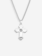 MATERIAL: PRATA OXIDADA | Colar Russian Cross em Prata 925 Oxidada