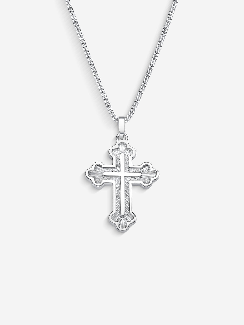 MATERIAL: PRATA | Colar Russian Cross em Prata 925