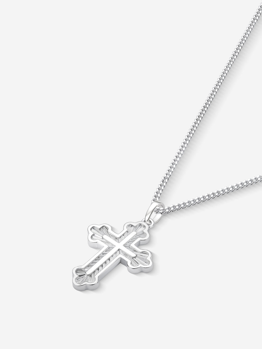 MATERIAL: PRATA | Colar Russian Cross em Prata 925