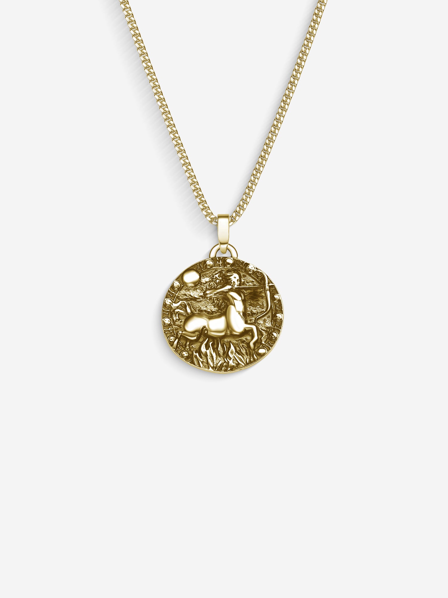 MATERIAL: PRATA BANHADA A OURO | Colar Sagittarius em Prata 925 banhada a Ouro 18k