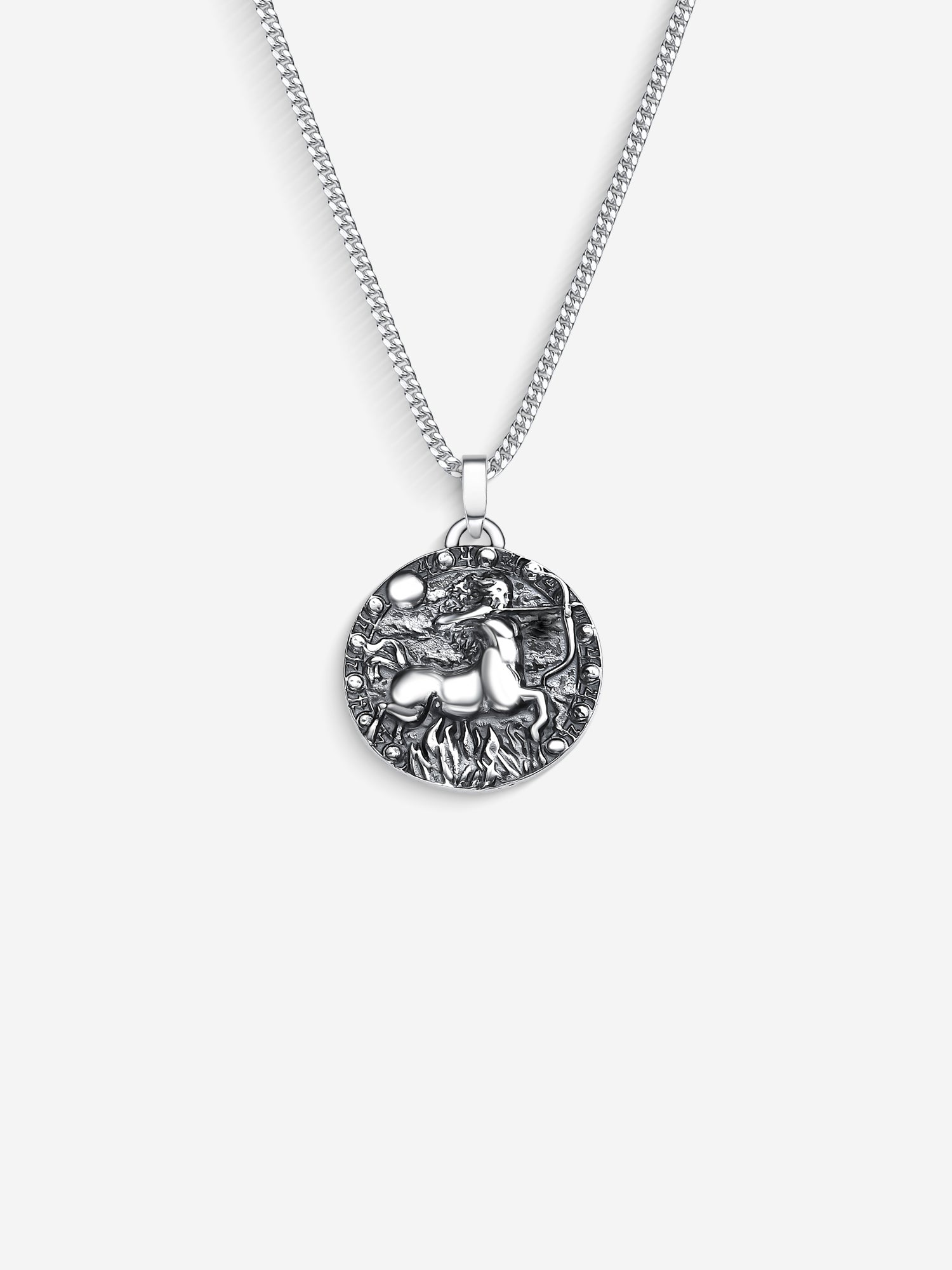 MATERIAL: PRATA OXIDADA | Colar Sagittarius em Prata 925 Oxidada