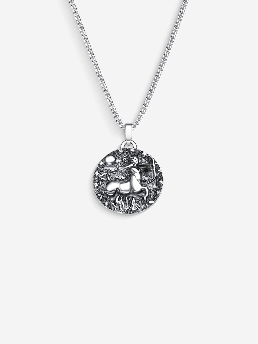 MATERIAL: PRATA OXIDADA | Colar Sagittarius em Prata 925 Oxidada