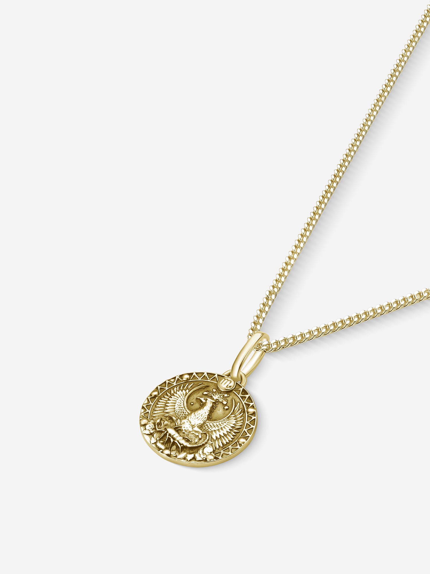 MATERIAL: PRATA BANHADA A OURO | Colar Scorpio em Prata 925 banhada a Ouro 18k