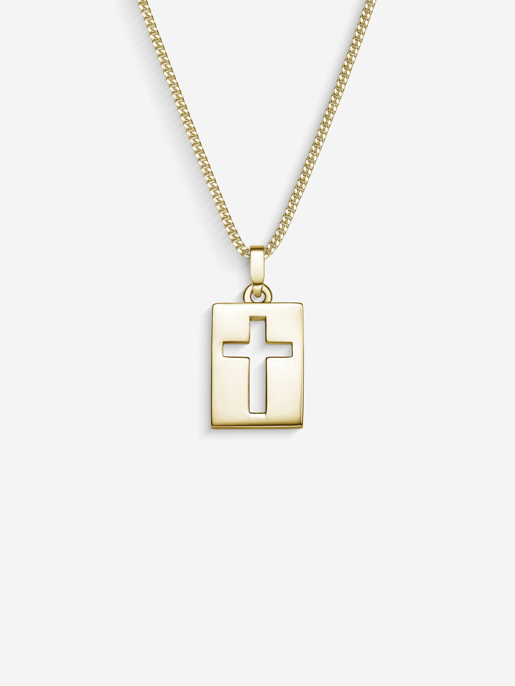 MATERIAL: PRATA BANHADA A OURO | Colar Shield II em Prata 925 banhada a Ouro 18k