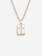 MATERIAL: PRATA BANHADA A OURO | Colar Shield II em Prata 925 banhada a Ouro 18k