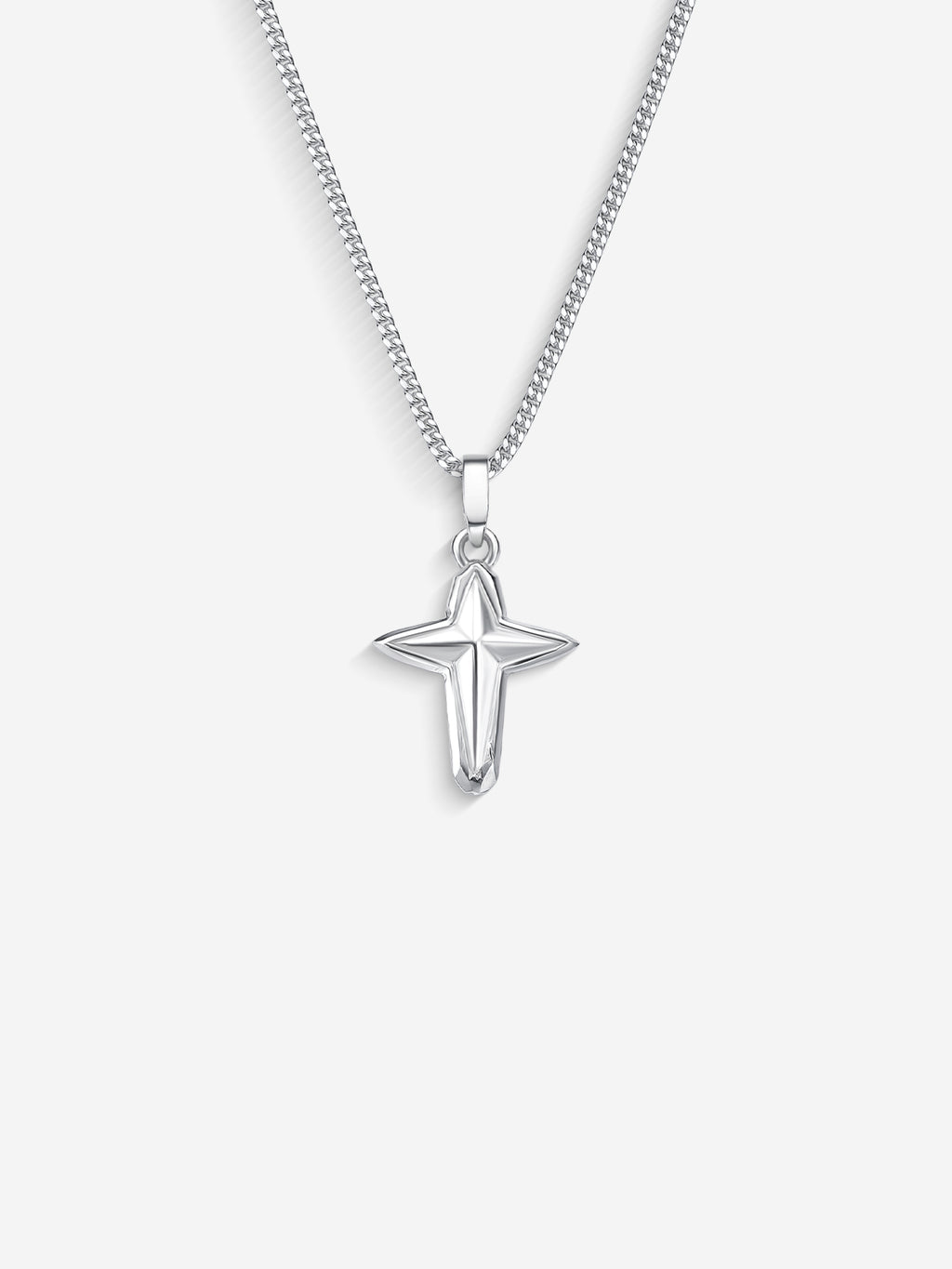 MATERIAL: PRATA | Colar Star Cross em Prata 925