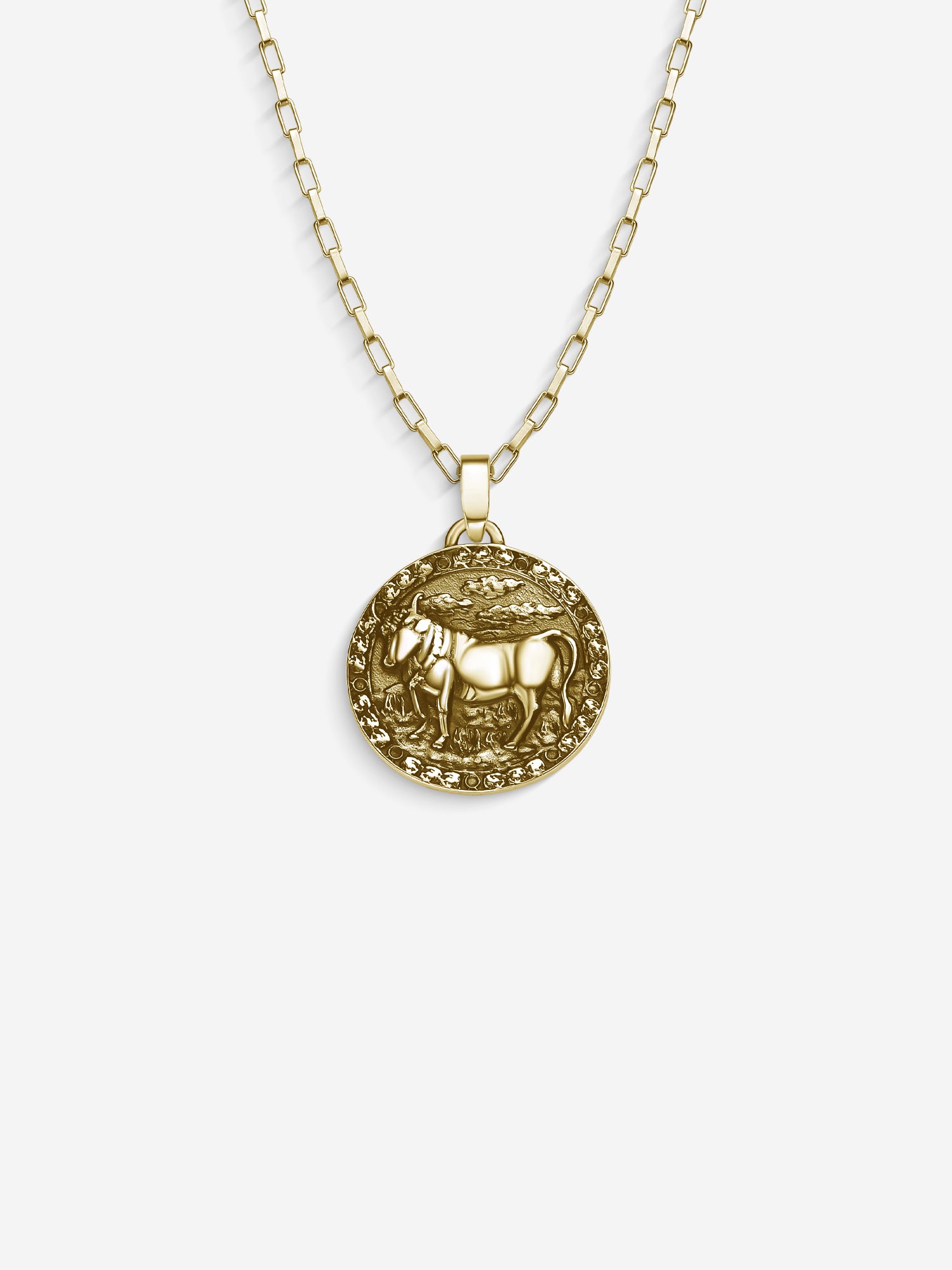 MATERIAL: PRATA BANHADA A OURO | Colar Taurus em Prata 925 banhada a Ouro 18k