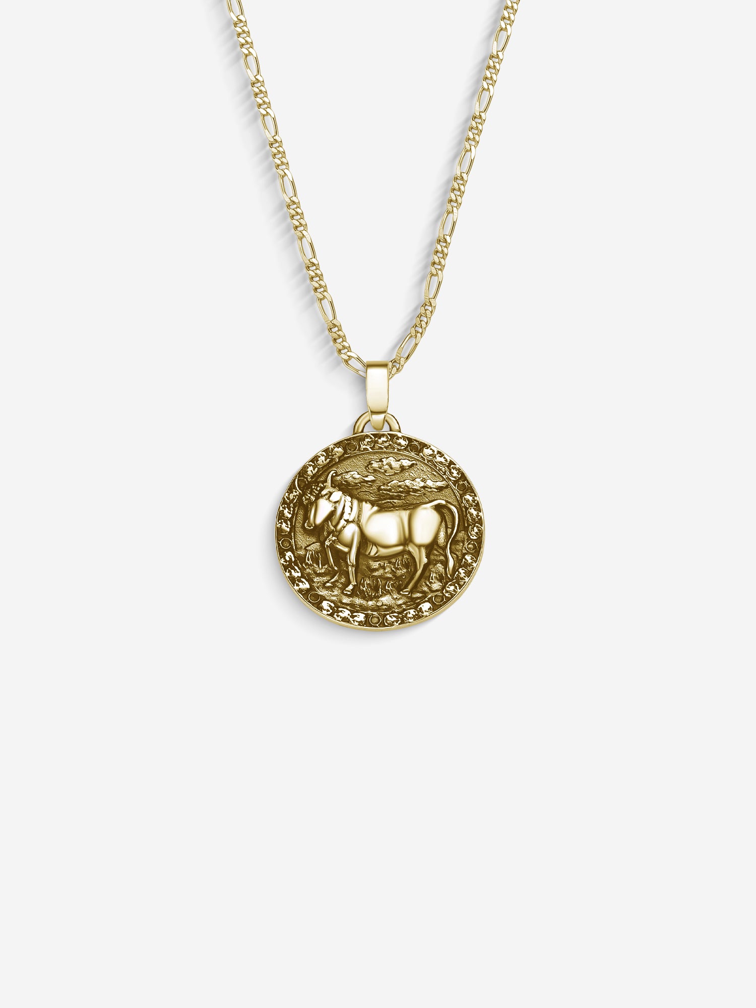 MATERIAL: PRATA BANHADA A OURO | Colar Taurus em Prata 925 banhada a Ouro 18k