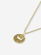 MATERIAL: PRATA BANHADA A OURO | Colar Taurus em Prata 925 banhada a Ouro 18k