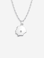 Colar The Great com corrente Classic em metal banhado a Prata