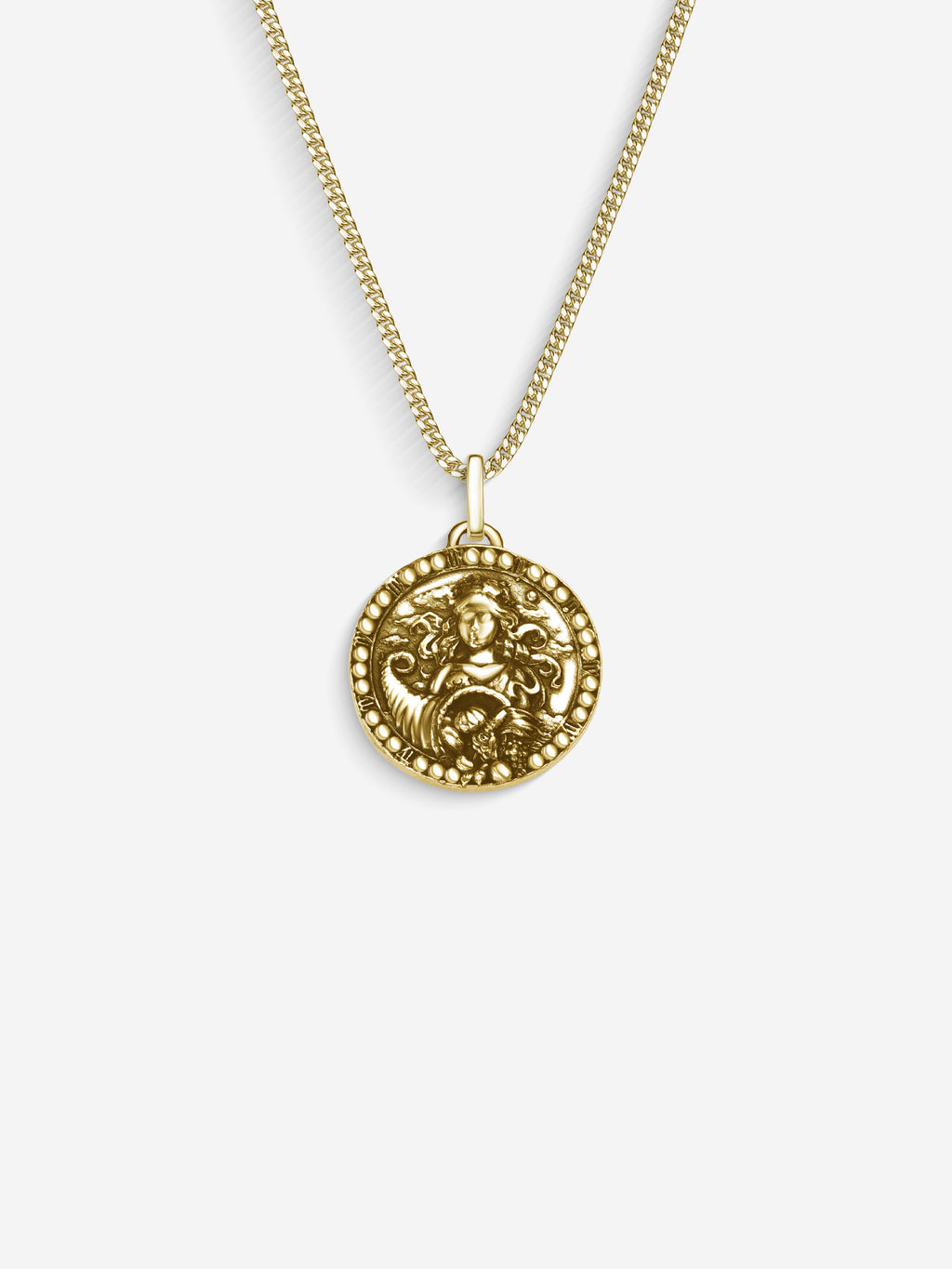 MATERIAL: PRATA BANHADA A OURO | Colar Virgo em Prata 925 banhada a Ouro 18k