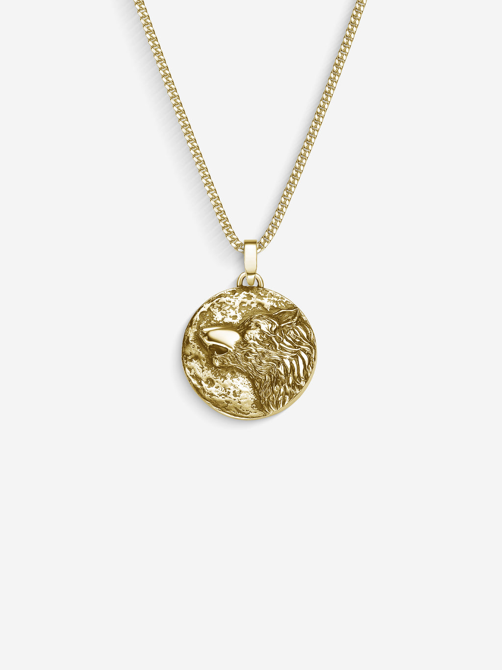 MATERIAL: PRATA BANHADA A OURO | Colar Wolf em Prata 925 banhada a Ouro 18k