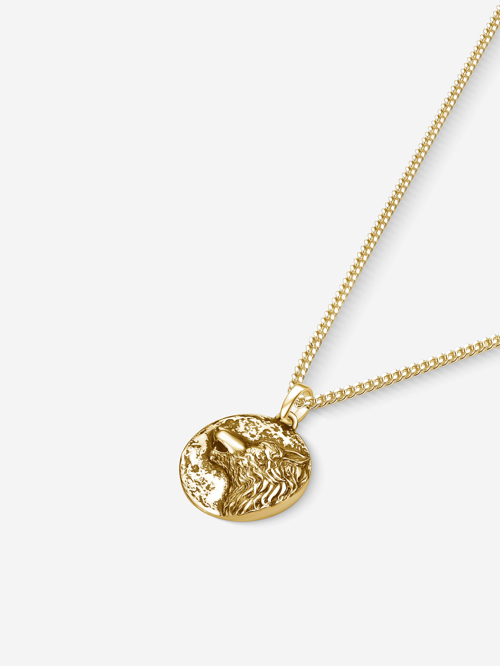 MATERIAL: PRATA BANHADA A OURO | Colar Wolf em Prata 925 banhada a Ouro 18k