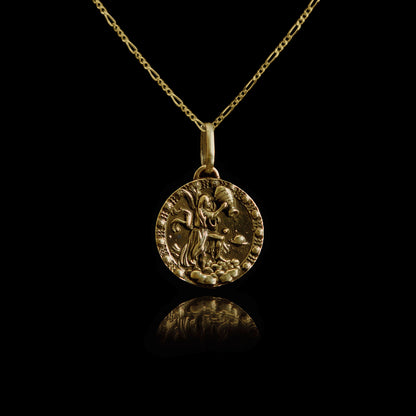 Colar de Prata Aquarius Banhado a Ouro