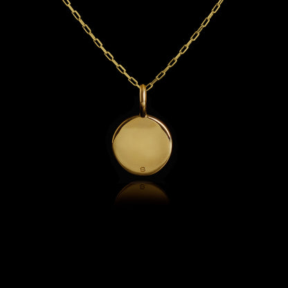 Colar de Prata Banhado a Ouro Personalizável No. 1