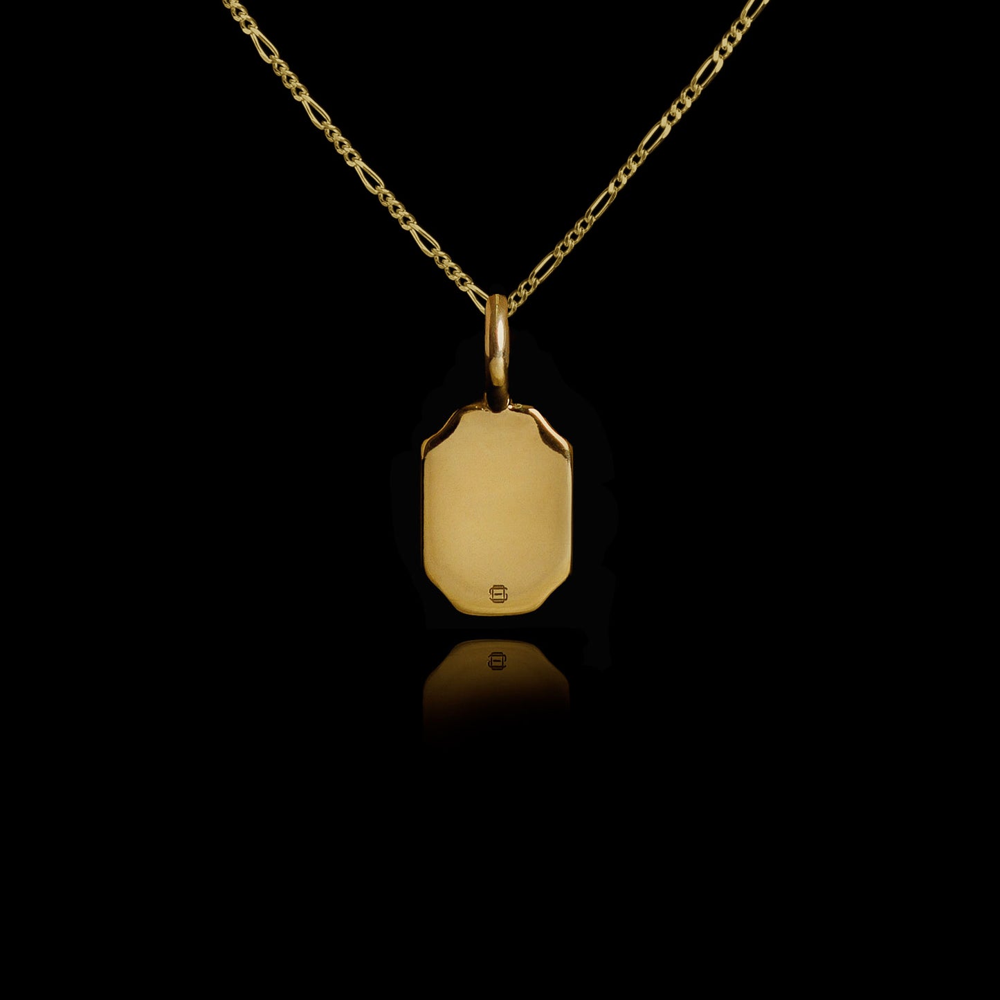 Colar de Prata Banhado a Ouro Personalizável No. 4