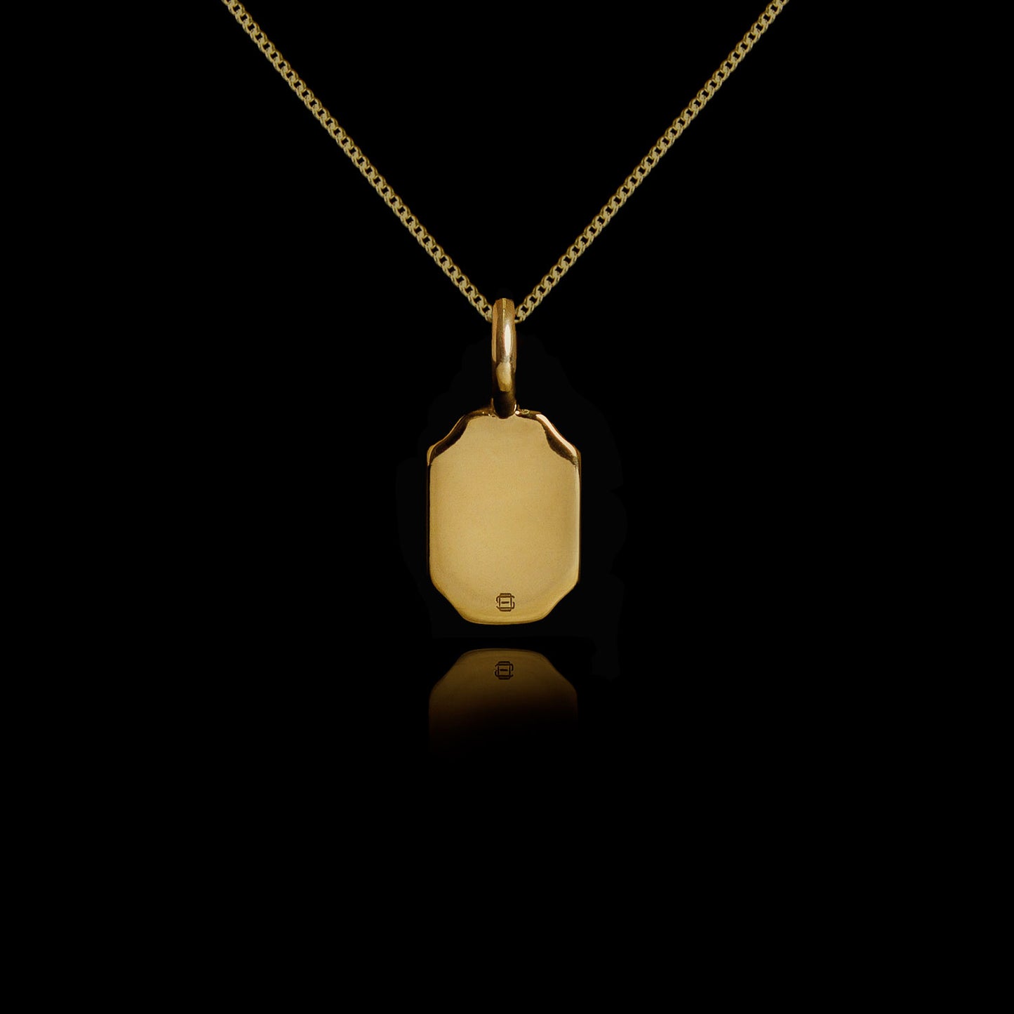 Colar de Prata Banhado a Ouro Personalizável No. 4