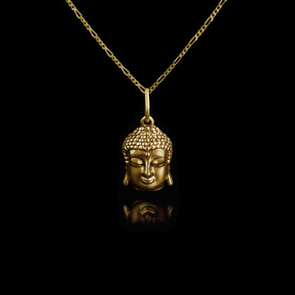 Colar de Prata Buddha Banhado a Ouro
