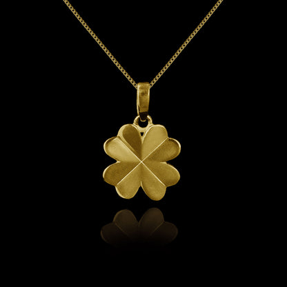 Colar de Prata Clover Banhado a Ouro