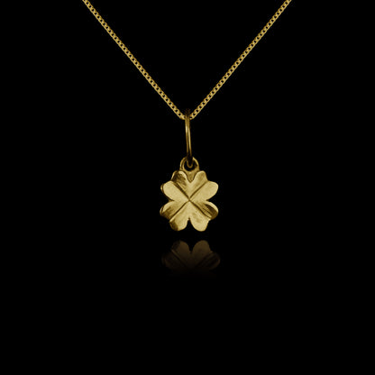 Colar de Prata Clover Mini Banhado a Ouro