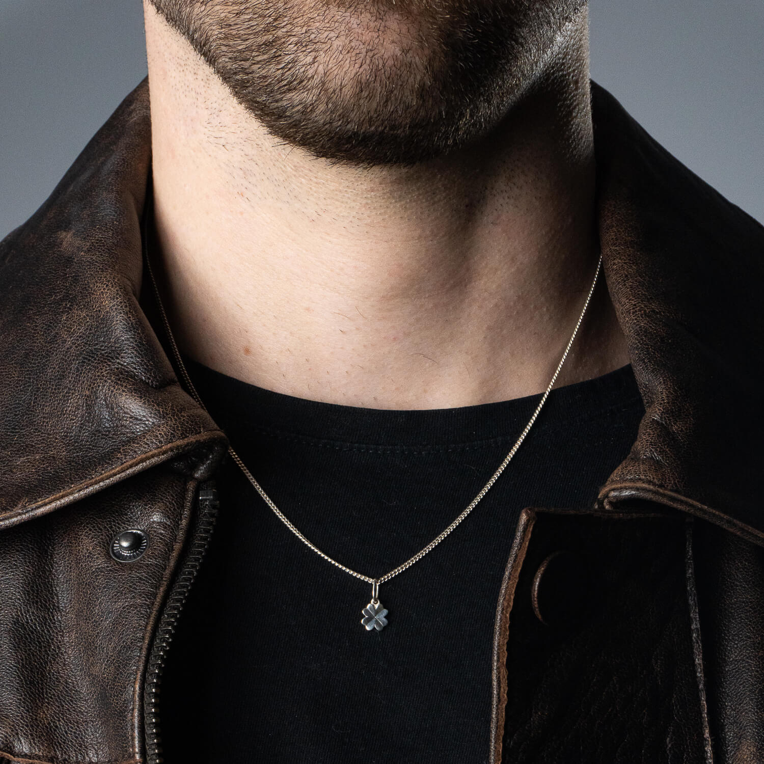 MATERIAL: PRATA | Colar Clover Mini em Prata 925