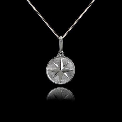 Colar de Prata Compass