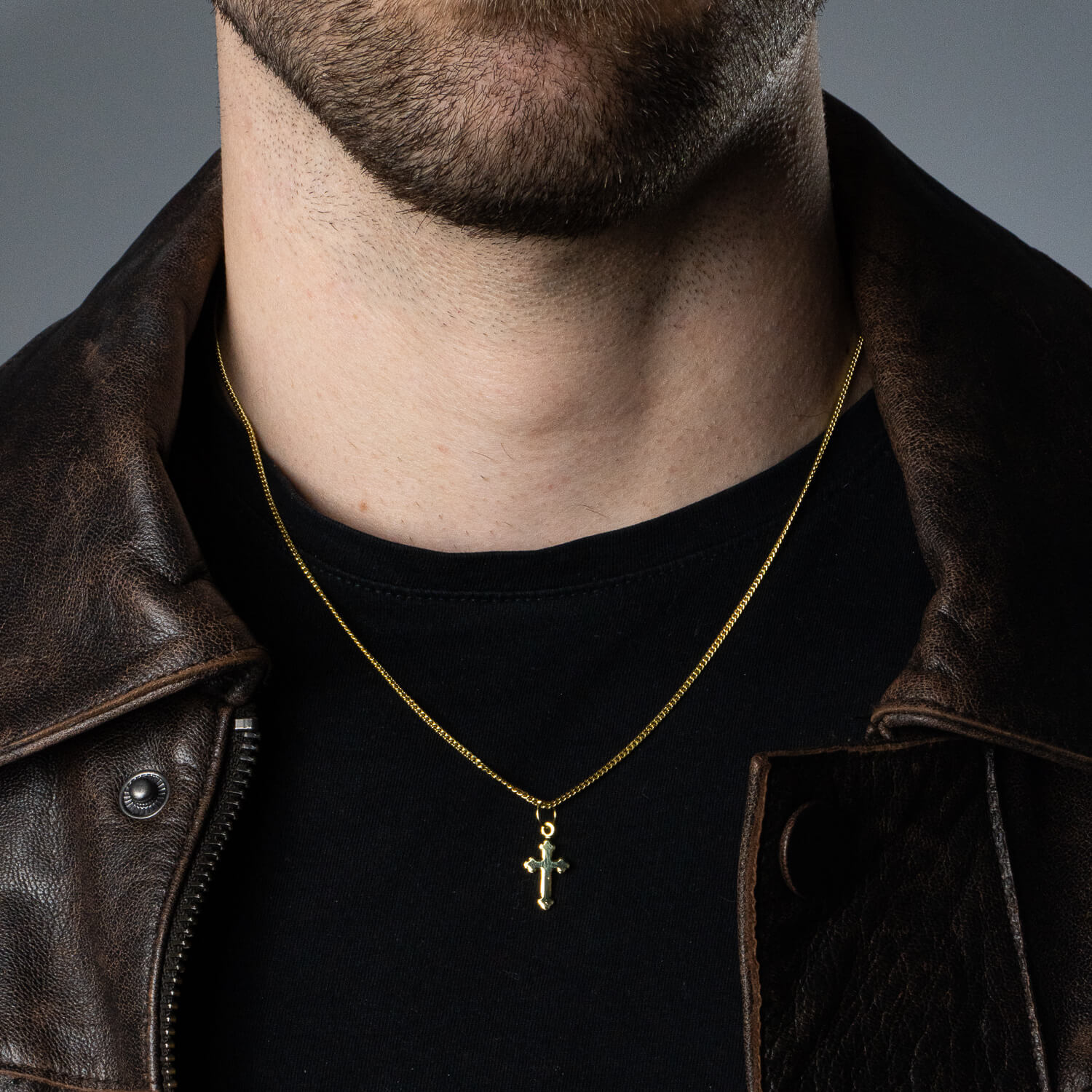 Colar de Prata Creed Banhado a Ouro | Old Siller