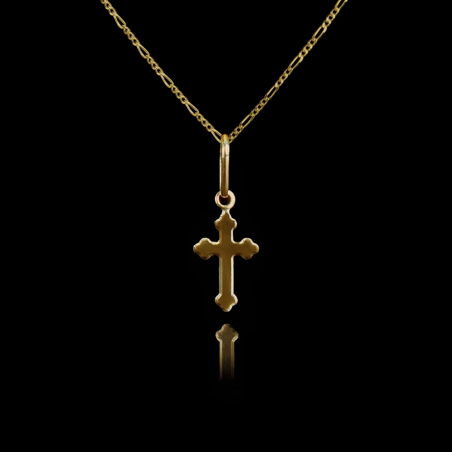 Colar de Prata Creed Banhado a Ouro