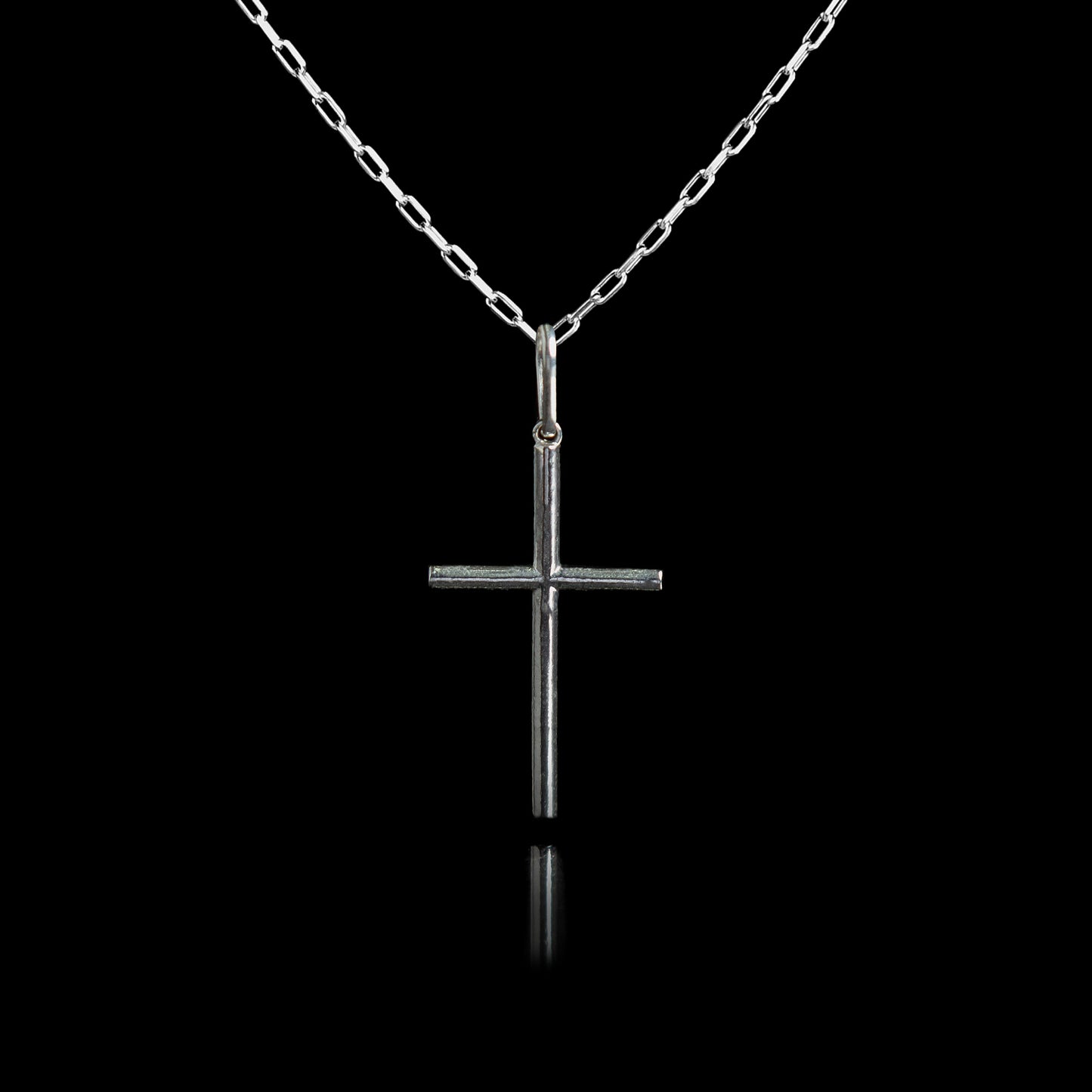 Colar de Prata Cross Medium