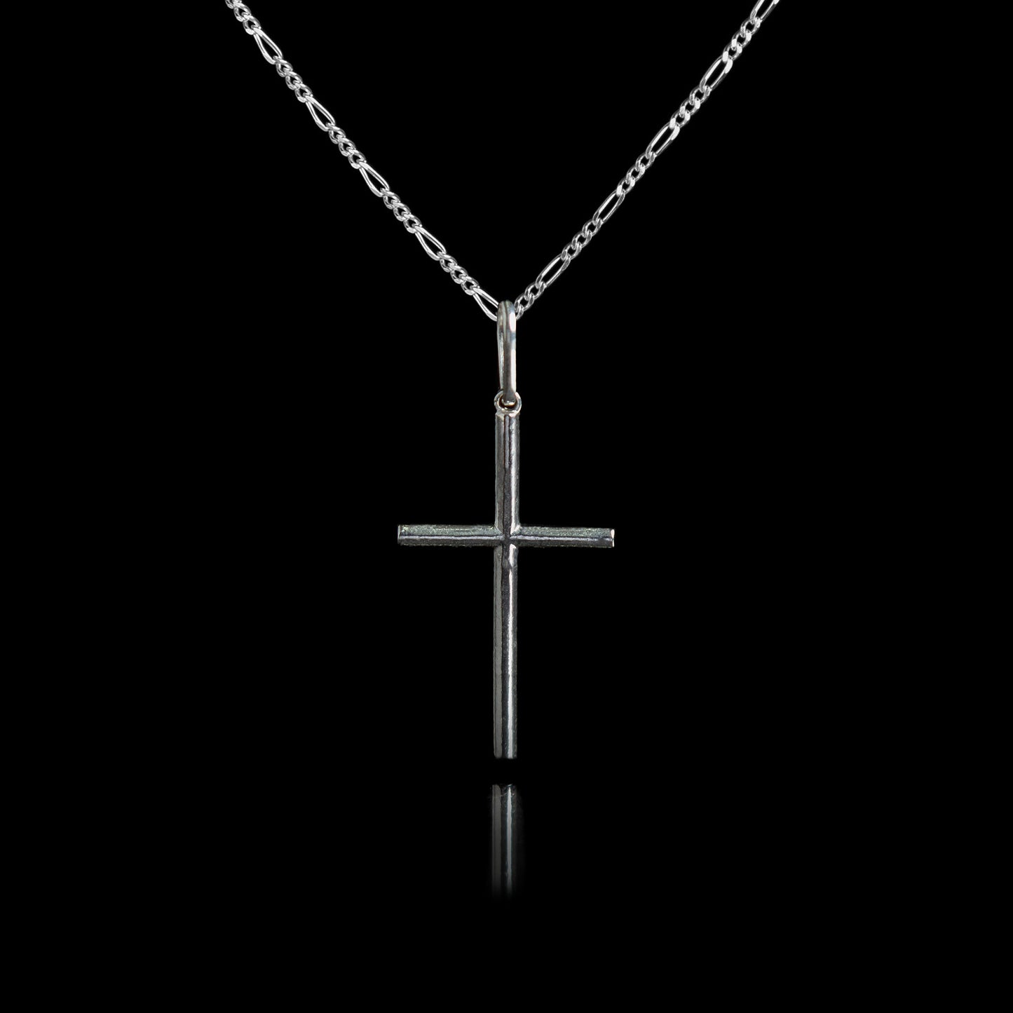 Colar de Prata Cross Medium