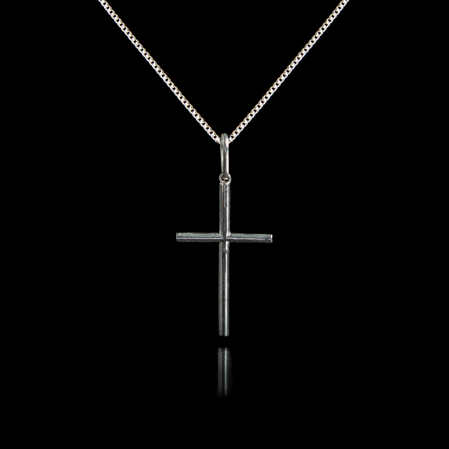 Colar de Prata Cross Medium