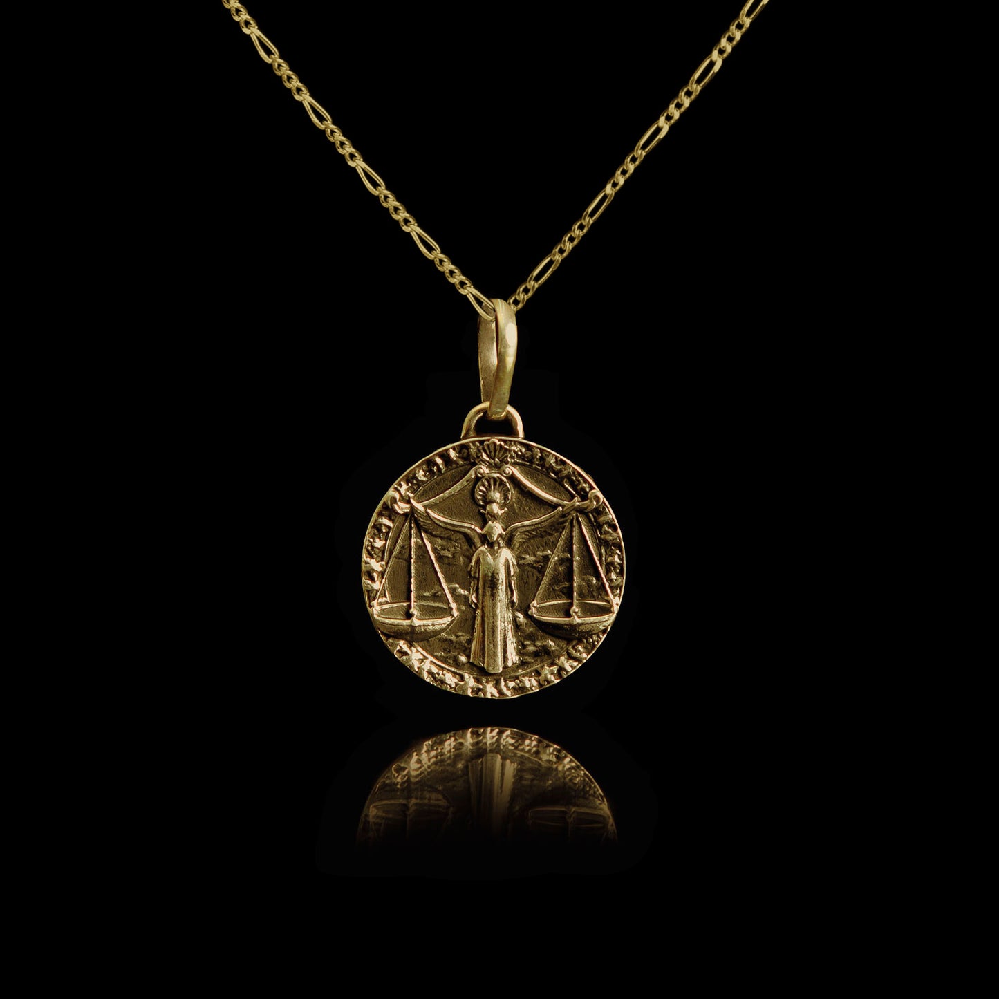 Colar de Prata Libra Banhado a Ouro