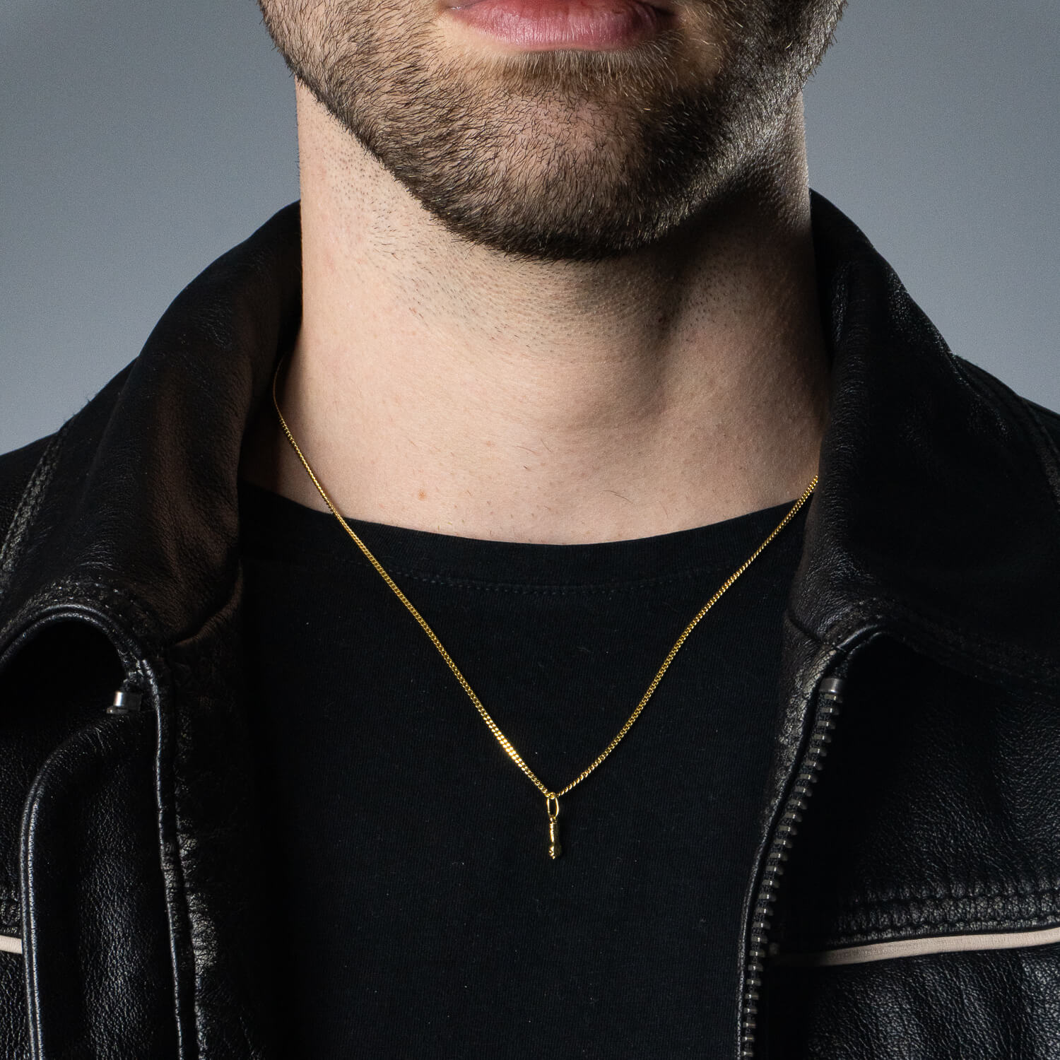 Colar de Prata Luck Mini Banhado a Ouro | Old Siller